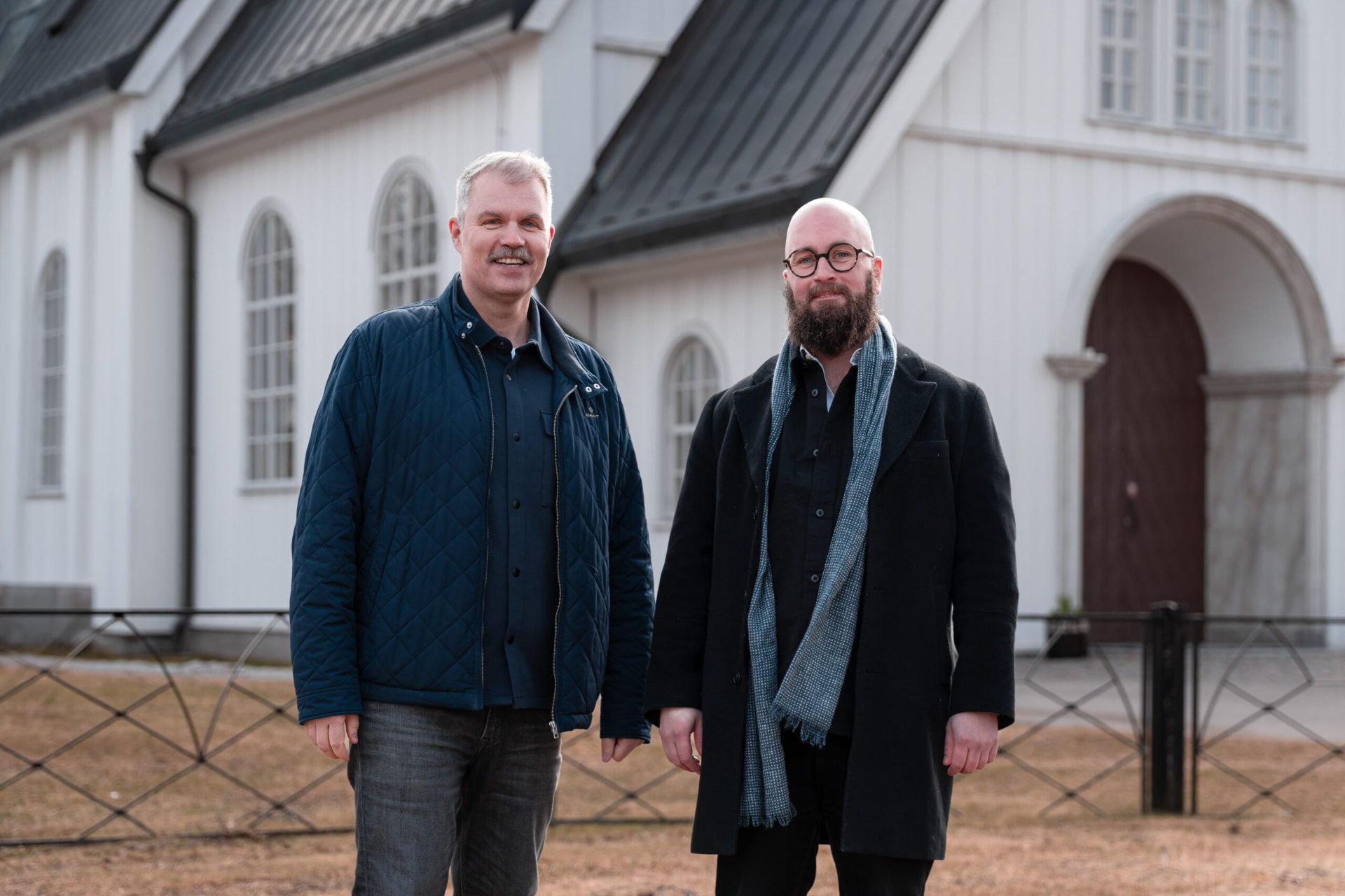 Per Gabrielsson från Tell tillsammans med Daniel Degerman från Svenska kyrkan